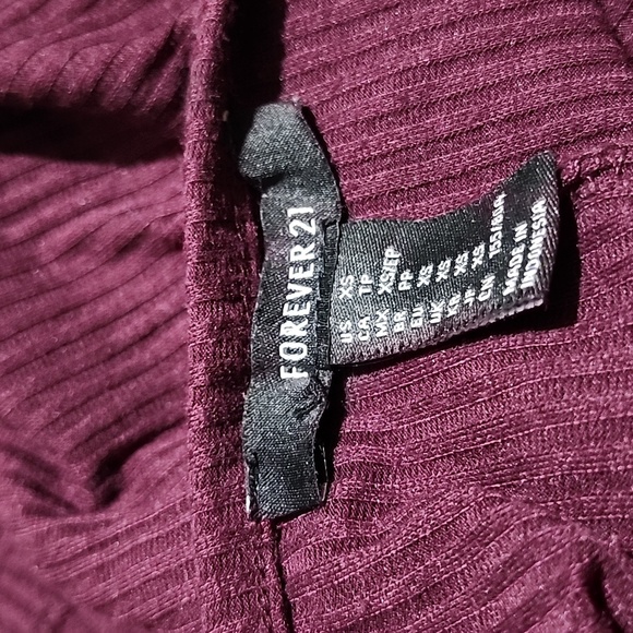 Forever 21 Long Sleeve Plum Dress - Picture 4 of 4